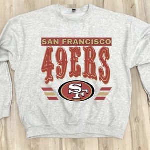New - custom boutique - San Francisco 49ers sweatshirt